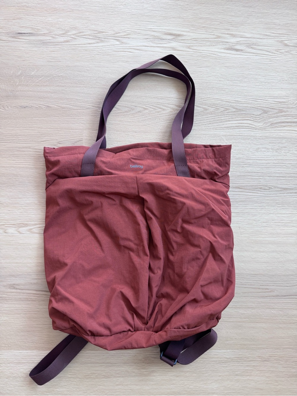 Bellroy Convertible Tote Backpack in clay